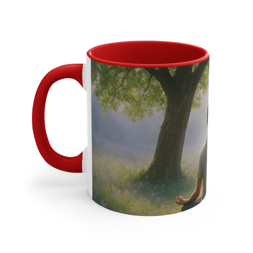 Serenity Flow - Colorful Accent Mugs, 11oz