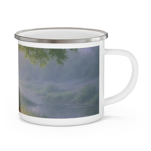 Serenity Flow - Enamel Camping Mug