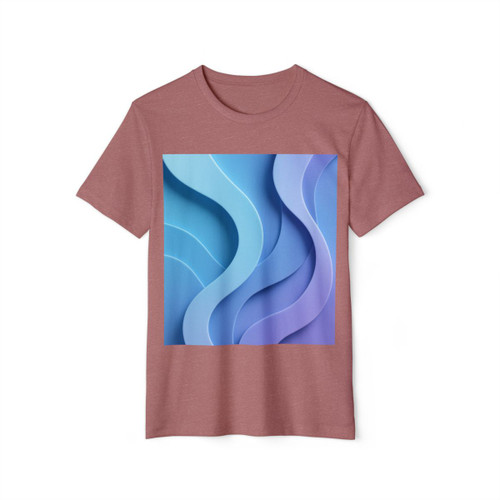 Ethereal Wave Symphony - Unisex Recycled Organic T-Shirt