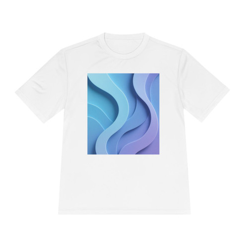 Ethereal Wave Symphony - Unisex Moisture Wicking Tee
