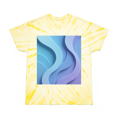 Ethereal Wave Symphony - Tie-Dye Tee, Cyclone