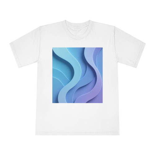 Ethereal Wave Symphony - Unisex Classic Crewneck T-Shirt