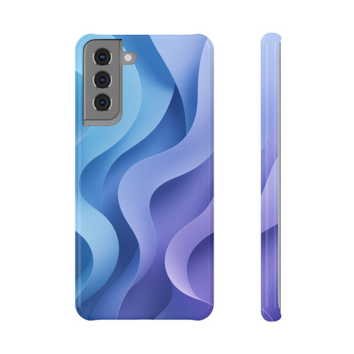 Ethereal Wave Symphony - Slim Snap Case