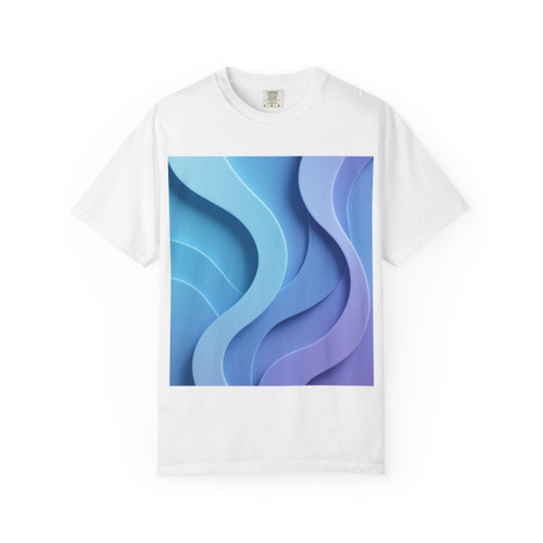 Ethereal Wave Symphony - Unisex Garment-Dyed T-shirt