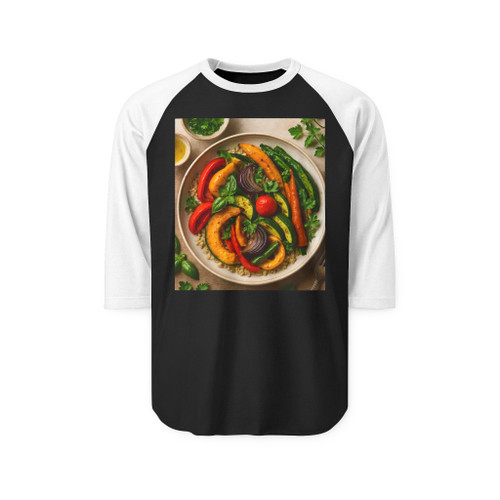 Harvest Harmony - Unisex Three-Quarter Sleeve Raglan Shirt