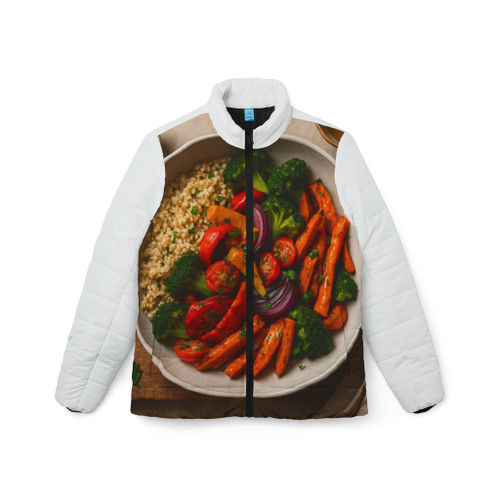 Harvest Harmony - Women’s Puffer Jacket (AOP)