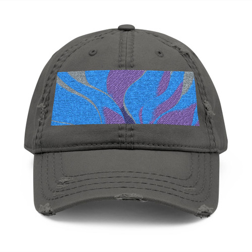 Ethereal Wave Symphony - Distressed Dad Hat (Embroidery)