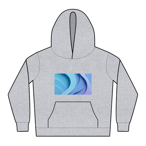 Ethereal Wave Symphony - Kids Relax Hoodie
