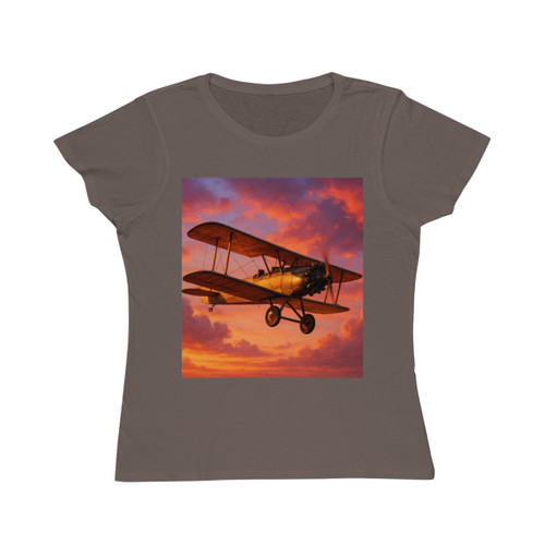 Vintage Flight Elegance - Organic Women's Classic T-Shirt