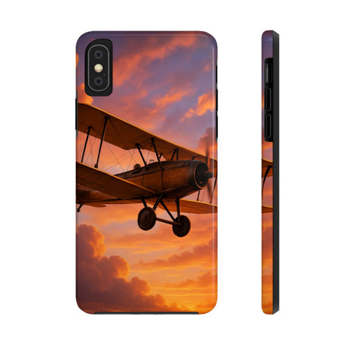 Vintage Flight Elegance - Tough Phone Cases