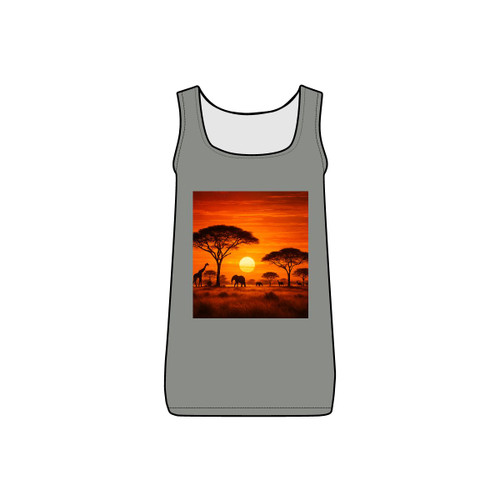 Savanna Dreamscape - Women's Micro Ribbed Tank