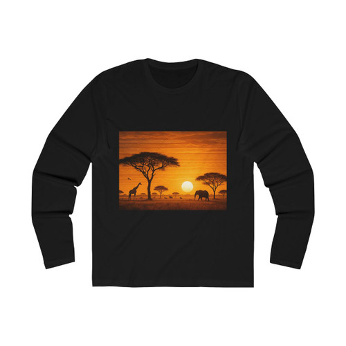 Savanna Dreamscape - Men's Long Sleeve Crew Tee