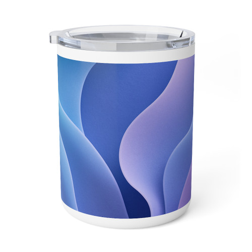 Ethereal Wave Symphony - Insulated Coffee Mug, 10oz 