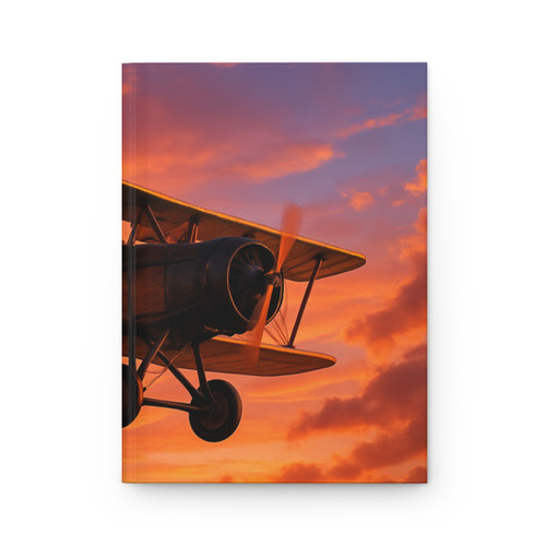 Vintage Flight Elegance - Hardcover Journal Matte