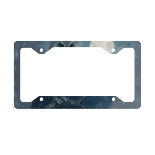 Ethereal Owl Watch - Metal License Plate Frame