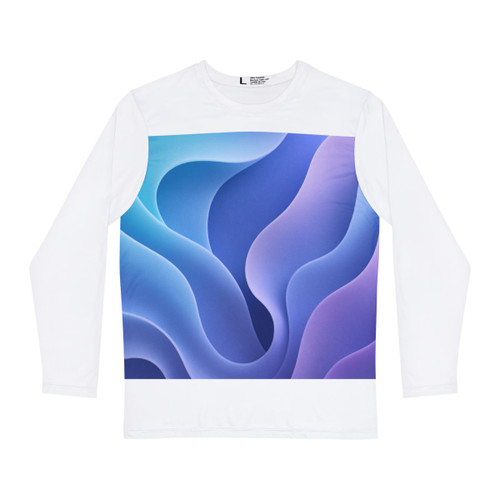 Ethereal Wave Symphony - Men's Long Sleeve Shirt (AOP) Ethereal Wave Symphony - Men's Long Sleeve Shirt (AOP)
