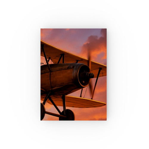 Vintage Flight Elegance - Hard Backed Journal