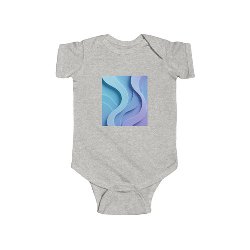 Ethereal Wave Symphony - Infant Fine Jersey Bodysuit