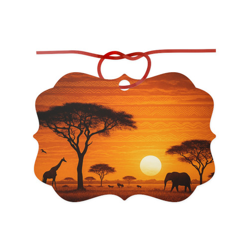Savanna Dreamscape - Aluminum Ornaments, 1pc