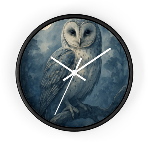 Ethereal Owl Watch - Wall Clock