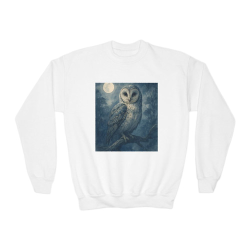 Ethereal Owl Watch - Youth Crewneck Sweatshirt