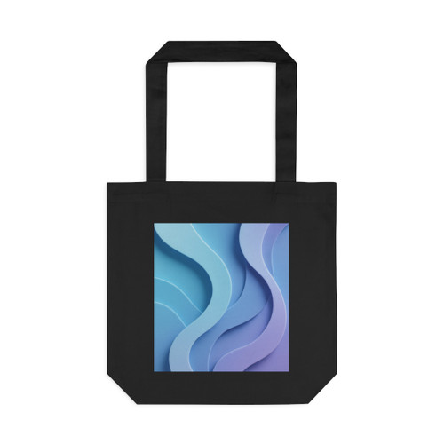 Ethereal Wave Symphony - Cotton Tote Bag