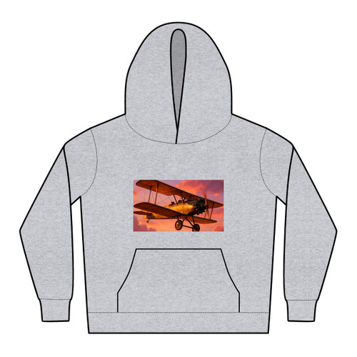 Vintage Flight Elegance - Kids Relax Hoodie