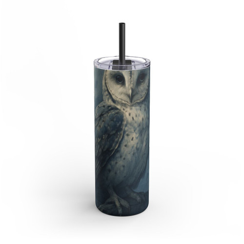 Ethereal Owl Watch - Maars Maker Skinny Matte Tumbler, 20oz