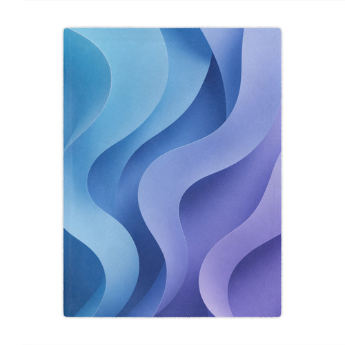 Ethereal Wave Symphony - Minky Blanket