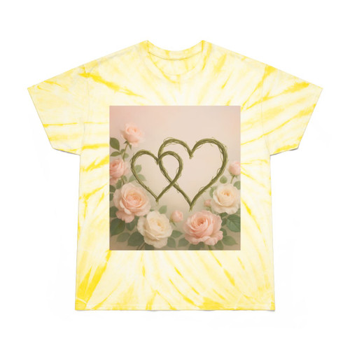 Eternal Love Blooms - Tie-Dye Tee, Cyclone