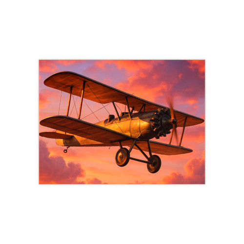 Vintage Flight Elegance - Ceramic Photo Tile
