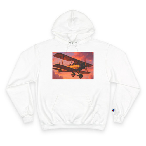 Vintage Flight Elegance - Champion Hoodie