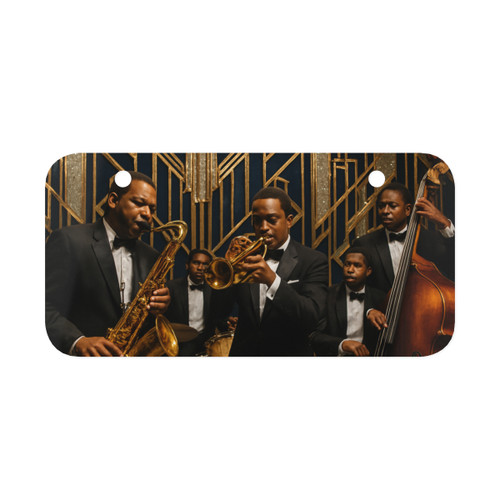 Gilded Jazz Nights - Mini License Plate