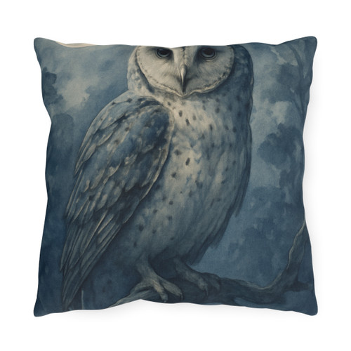 Ethereal Owl Watch - Outdoor Pillows