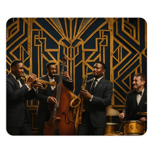 Gilded Jazz Nights - Mouse Pad 