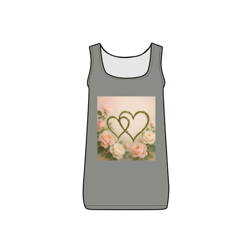 Eternal Love Blooms - Women's Micro Ribbed Tank