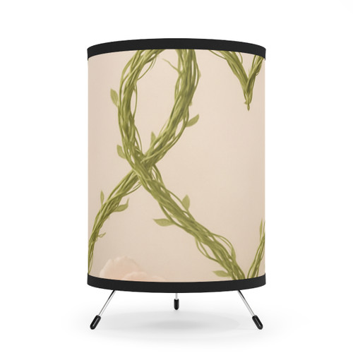 Eternal Love Blooms - Tripod Lamp with High-Res Printed Shade, US\CA plug