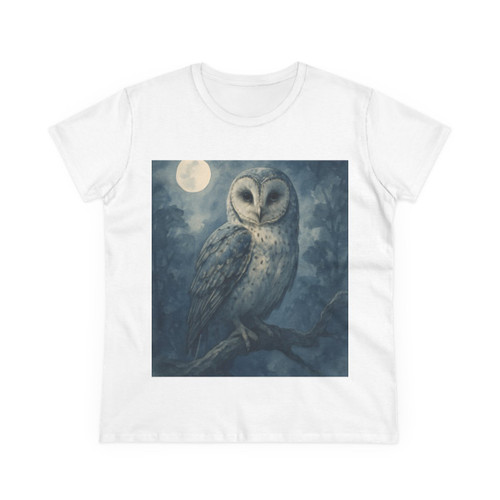 Ethereal Owl Watch - Women's Midweight Cotton Tee