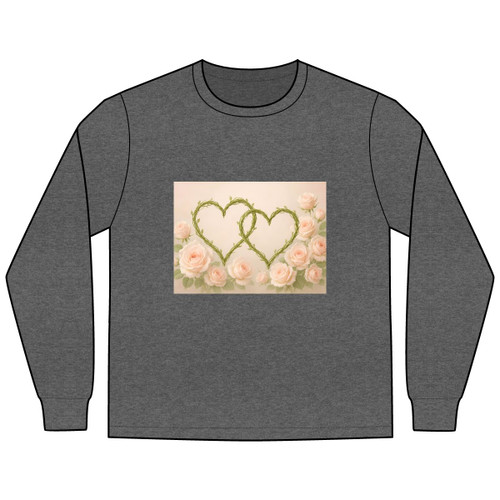 Eternal Love Blooms - Men's Long Sleeve Tee