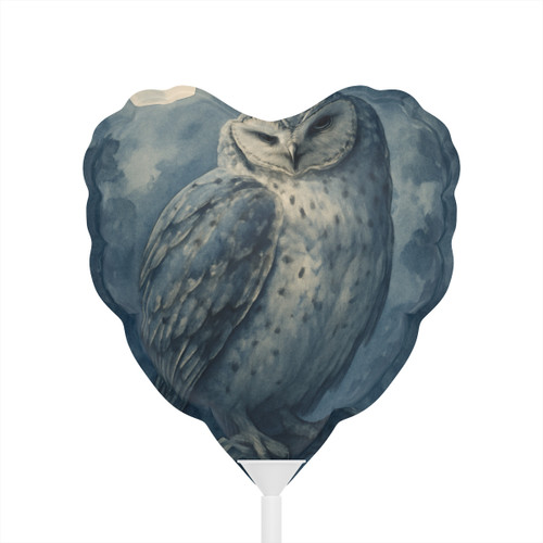 Ethereal Owl Watch - Balloons (Round and Heart-shaped), 6"
