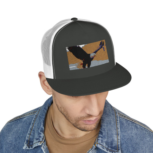 Eagle's Flight - 5 Panel Trucker Cap (Embroidery)