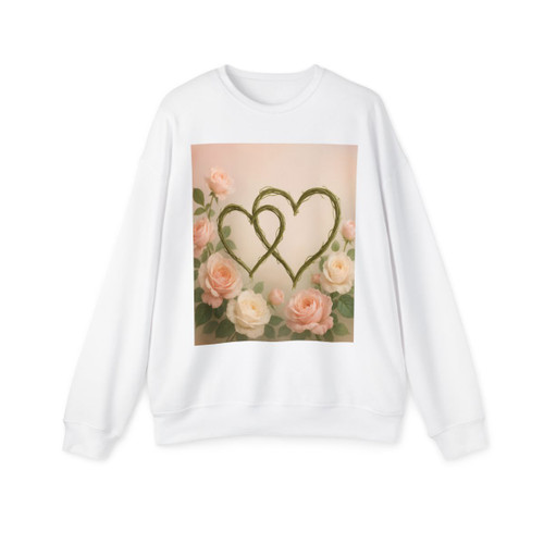 Eternal Love Blooms - Unisex Drop Shoulder Sweatshirt Eternal Love Blooms - Unisex Drop Shoulder Sweatshirt