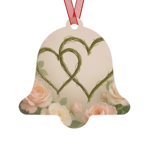 Eternal Love Blooms - Metal Ornaments