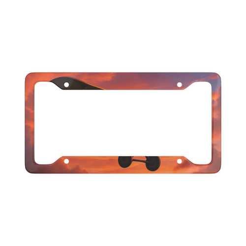 Vintage Flight Elegance - License Plate Frame