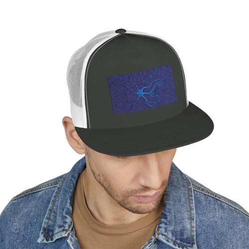 Neural Dreamscape - 5 Panel Trucker Cap (Embroidery)