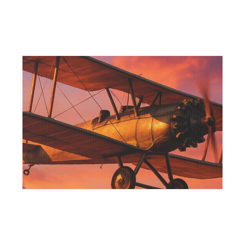 Vintage Flight Elegance - Plastic Yard Sign