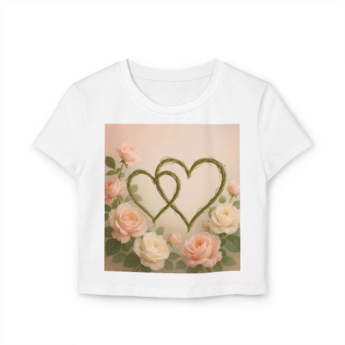 Eternal Love Blooms - Women's Baby Tee