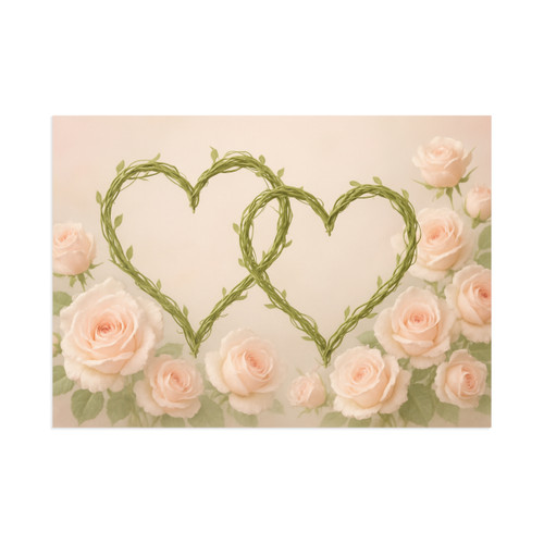 Eternal Love Blooms - Fine Art Postcards