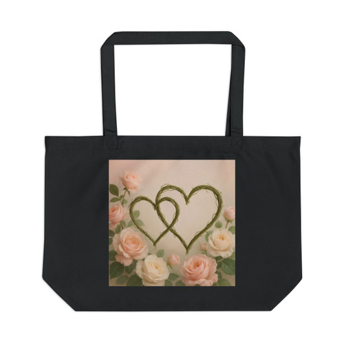 Eternal Love Blooms - Large Eco Tote