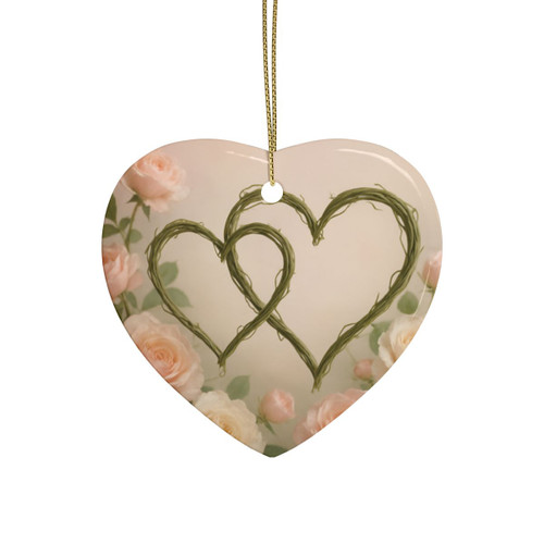 Eternal Love Blooms - Ceramic Ornaments (1pcs, 5pcs, 10pcs, 20pcs)